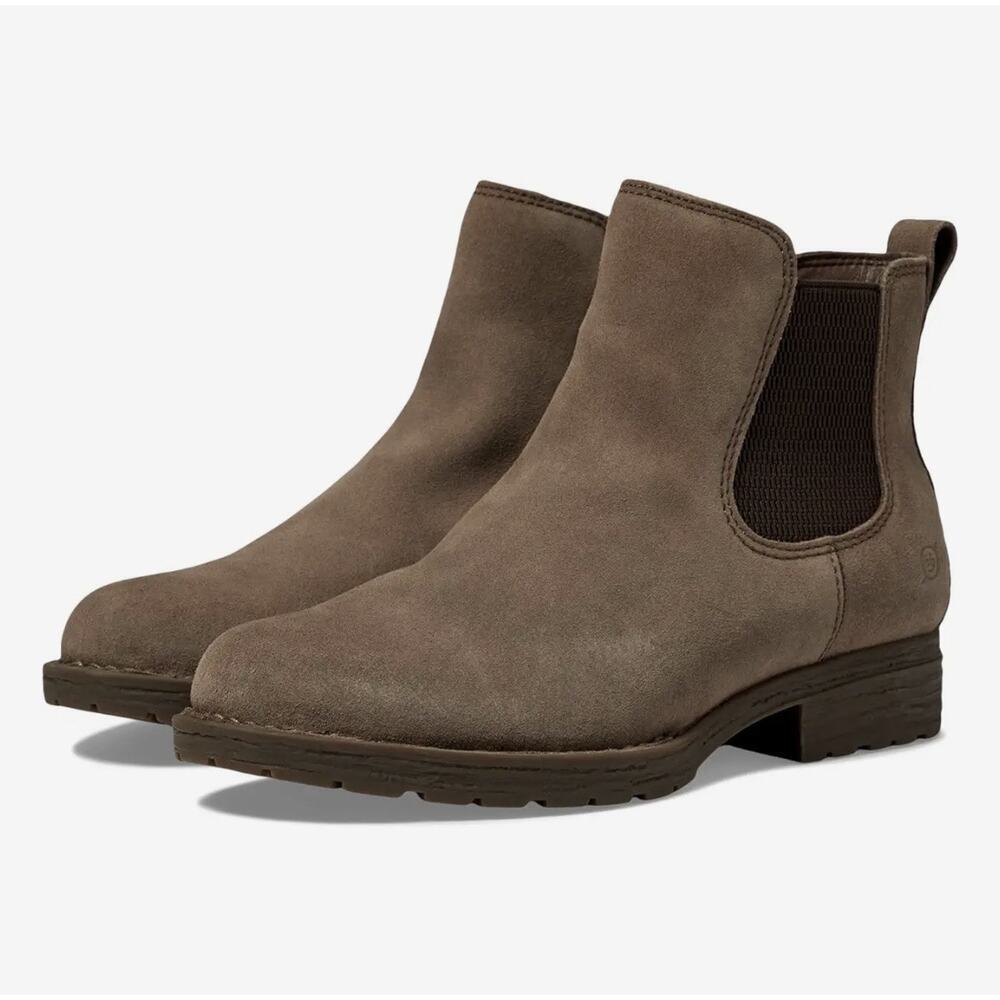 Born Shoes Cove Taupe Suede Women’s Size 9